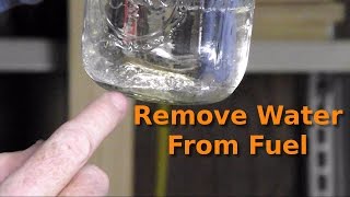 Remove Water From Fuel [upl. by Wenger355]