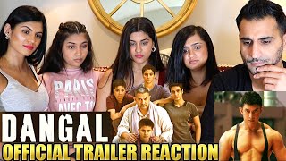 DANGAL  AAMIR KHAN  Trailer REACTION amp REVIEW [upl. by Ainit596]