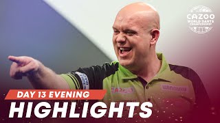 QUARTERS CONFIRMED  Day 13 Evening Highlights  202223 Cazoo World Darts Championship [upl. by Aninay]