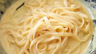 CREAMY CHEESY PASTA  PASTA WITH CHEESE SAUCE RECIPE [upl. by Aenahs]