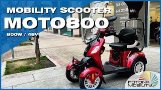 ⭐️ 4 Wheel Electric Mobility Scooter  800W 48V  REVIEW  2021 [upl. by Suisyola]