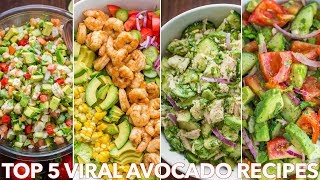 Top 5 MEGA VIRAL Avocado Recipes  Natashas Kitchen [upl. by Gannon]