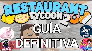 RESTAURANT TYCOON 2 GUIA DEFINITIVA  ROBLOX [upl. by Margaretha]