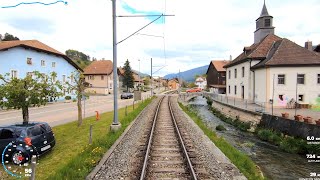 ★ 🇨🇭Scenic cab ride SoncebozSombeval  Moutier  Solothurn Switzerland 052019 [upl. by Shaughnessy59]