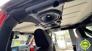 Jeep Wrangler JK Sound System by BPS AUDIO Soundbar with 8quot Speakers amp Tweeters Installation Video [upl. by Essila]