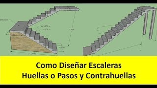 ¿Cómo Diseñar Una Escalera  Vea las Pautas de Diseño [upl. by Neevan786]