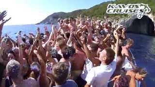 Kavos Booze Cruise  Boat Party Official Promo video 2015 [upl. by Dianna]