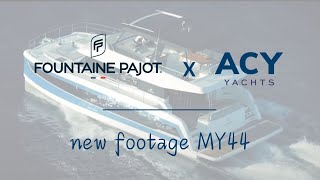 New Footage  MY44 from Fountaine Pajot [upl. by Anrim]