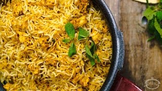 Paneer Biryani Recipe  Restaurant Style  Indian Main Course Recipes [upl. by Johnna]