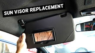 HOW TO REPLACE SUN VISOR SUN VISOR REMOVAL [upl. by Eelynnhoj]