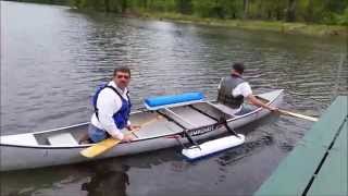 Crane Creek Kayakscanoe Styrigger [upl. by Eninahs]