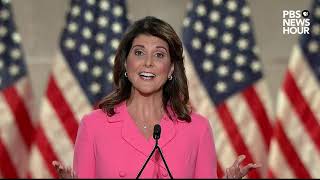 WATCH Nikki Haley’s full speech at the Republican National Convention  2020 RNC Night 1 [upl. by Saito]