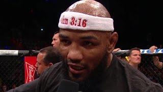 Listen to Yoel Romero’s postfight interview [upl. by Oiragelo502]