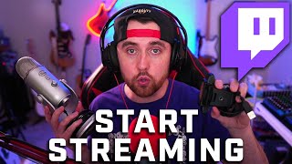 How to Start Streaming On Twitch 10 THINGS YOU NEED TO KNOW [upl. by Kcirtemed]