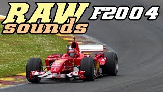 RAW sounds  Ferrari F2004 flat out at Spa [upl. by Weigle]