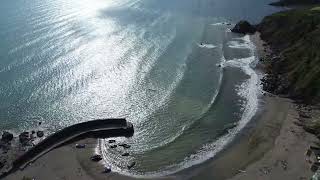 quick flight over Polkerris Beach [upl. by Yllom9]