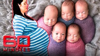 Surprised by Five Naturally conceived quintuplets  60 Minutes Australia [upl. by Bear]