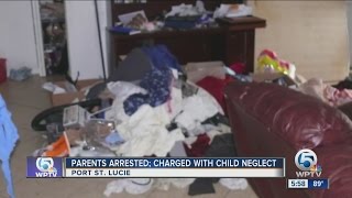 Parents arrested charged with child neglect [upl. by Ellison]