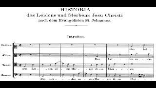 ST JOHN PASSION SWV 481 by Heinrich Schütz Audio  Full score [upl. by Nnawtna661]