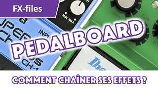 Pedalboard  Comment brancher ses pédales deffets [upl. by Proudfoot]