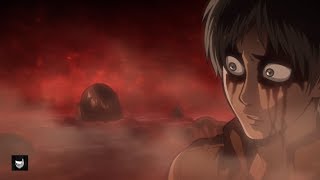 Eren transforms into a titan for the first time  Attack on Titan  Shingeki no Kyojin English Sub [upl. by Haridan]