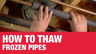 How To Thaw Frozen Pipes  Ace Hardware [upl. by Sverre]