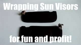 How to wrap sun visors [upl. by Asselem185]