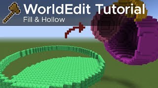 WorldEdit Guide 7  Fill and Hollow [upl. by Hokanson]