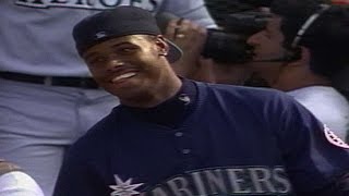 1993 HRD Griffey crushes home run off warehouse [upl. by Aitnahc]