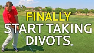 HOW TO TAKE A DIVOT WITH YOUR IRONS The Secret [upl. by Aiset]