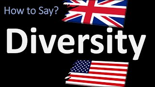 How to Pronounce Diversity 2 WAYS UKBritish Vs USAmerican English Pronunciation [upl. by Maccarthy744]