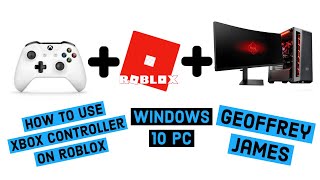 Roblox Xbox One Controller For Windows 10 PC  How to connect Bluetooth or Wired [upl. by Idnor]