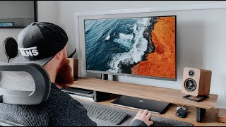 The Perfect Productivity Monitor  LG 32” 4K UltraFine Ergo Setup [upl. by Novyat]