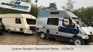 Ringwood Raceway 270424  Caravan Bangers [upl. by Ihcalam103]