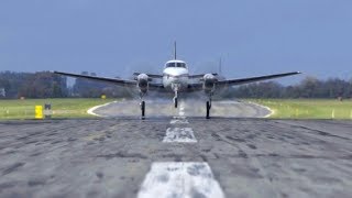 SKYDIVE Pilot perspective  KingAir C90 [upl. by Hoashis]