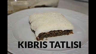 KIBRIS TATLISI NASIL YAPILIR CEVİZLİ HARİKA BİR TATLI [upl. by Ahsikel]