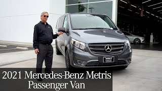 2021 MercedesBenz Metris Passenger Van Review  Walkaround [upl. by Fischer622]