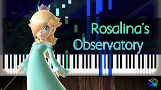 Super Mario GalaxyRosalina in the ObservatoryPiano Tutorial [upl. by Ahsatin]