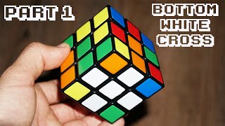 How to Solve a Rubiks Cube  Part 1  White Cross Easiest Method [upl. by Nnaer]