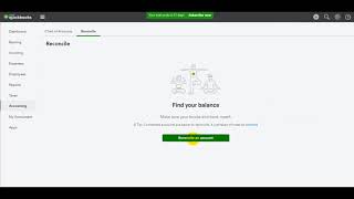 QuickBooks Online  Bank Reconciliation Part 1 [upl. by Darrick874]