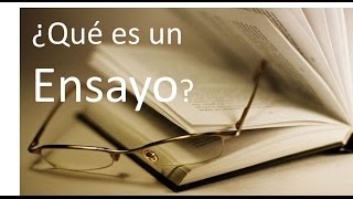 ¿Que es un Ensayo Definición y Estructura [upl. by Donoho]