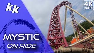 Mystic Walibi RhôneAlpes 2019 On ride4K 60 fps [upl. by Yalc962]