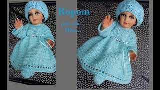 Ropom para niño Dios a crochet ropomniñodios [upl. by Ellerred533]