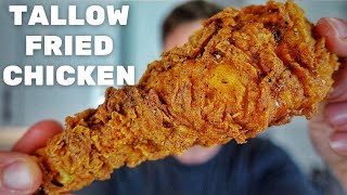 Tallow Fried Chicken  Extra Crispy Fried Chicken Cooked In Beef Tallow [upl. by Aziul]