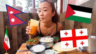 I TRIED DIFFERENT CULTURAL FOOD FOR 24HRS [upl. by Tedda]