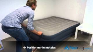 Matelas gonflable Intex Rest Bed Deluxe 67738  64136 [upl. by Eustache]