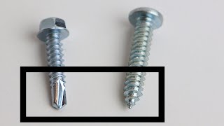 Selftapping vs Selfdrilling Screws [upl. by Etnahc212]