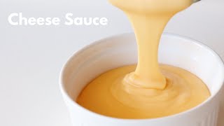 EASY HOMEMADE CHEESE SAUCE RECIPE  NACHO CHEESE SAUCE RECIPE [upl. by Ellivnarg857]