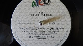 Yes  9012 Live The Solos 1985 vinyl rip  LP  Full Album [upl. by Ailemac598]