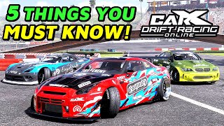 5 Things You Must Know About CarX Drift Racing Online [upl. by Atikehs]